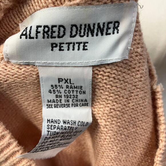 Vintage Alfred Dunner Patchwork Embroidered Sweater Womens PXL Grandma Momcore - Picture 8 of 12